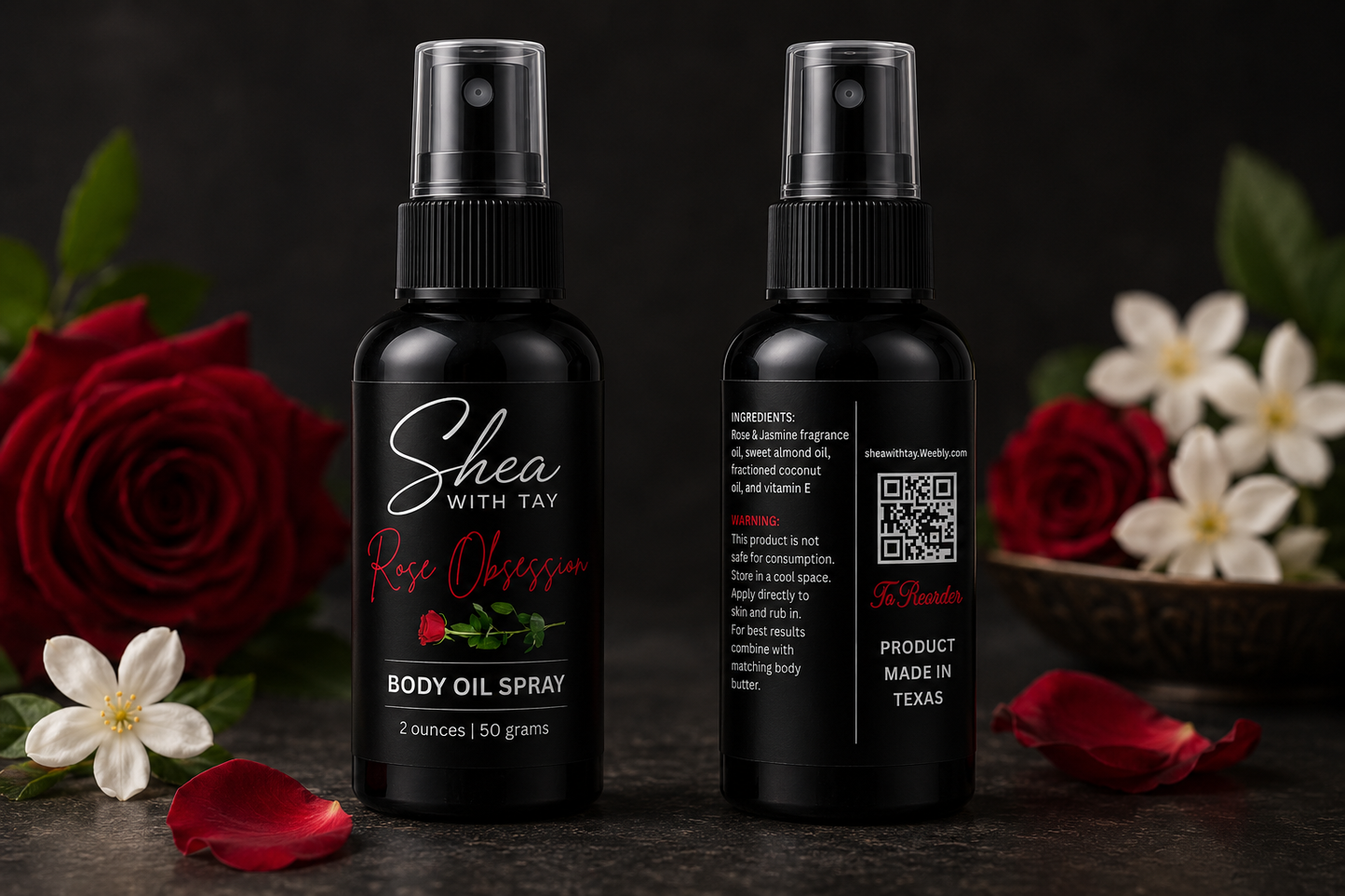 Shea with Tay Essential Body Oil - 2 oz Fragrance Spray