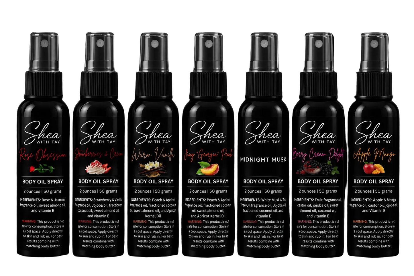 Shea with Tay Essential Body Oil - 2 oz Fragrance Spray
