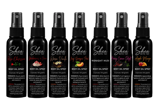 Shea with Tay Essential Body Oil - 2 oz Fragrance Spray