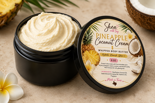 Pineapple and Coconut Cream Whipped Body Butter