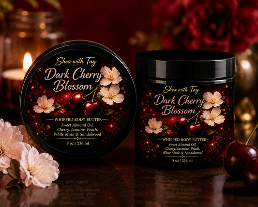 *Feature Product* Dark Cherry Blossom Whipped Body Butter