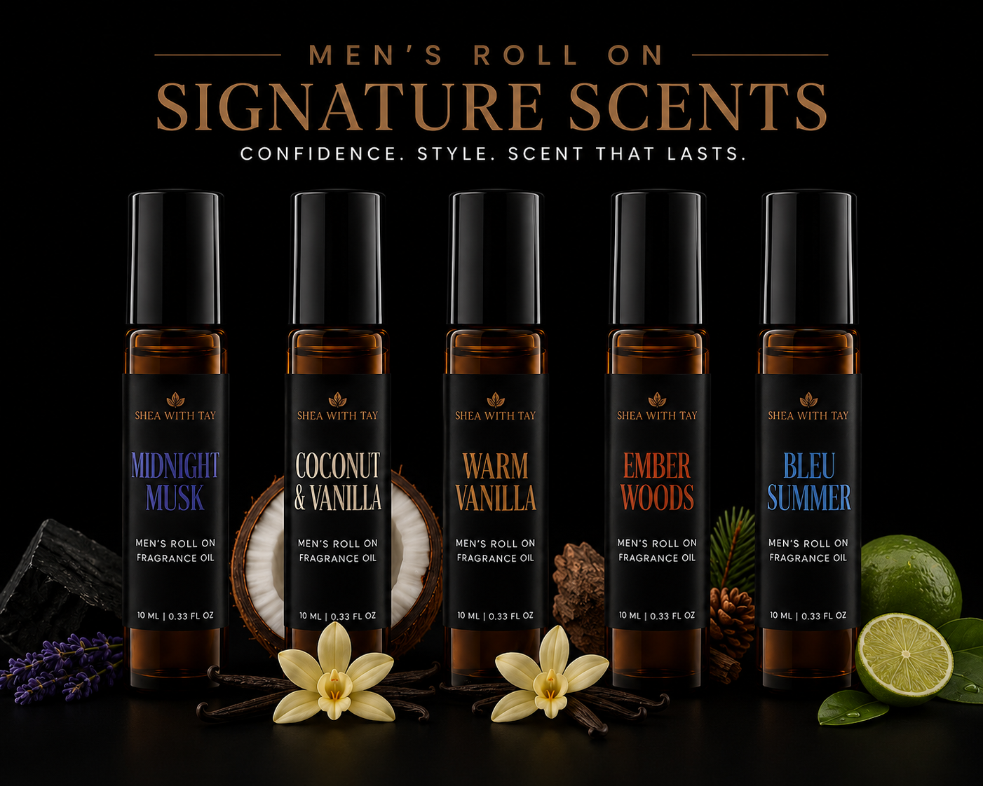 Men's Roll On | Signature Scents | Confidence. Style. Scent That Last.