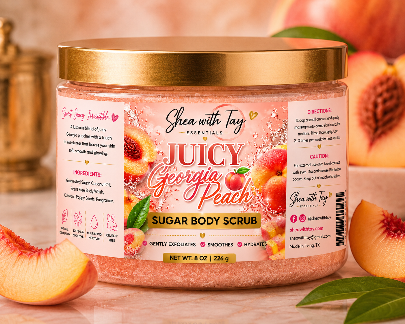 Shea with Tay Sugar Scrubs