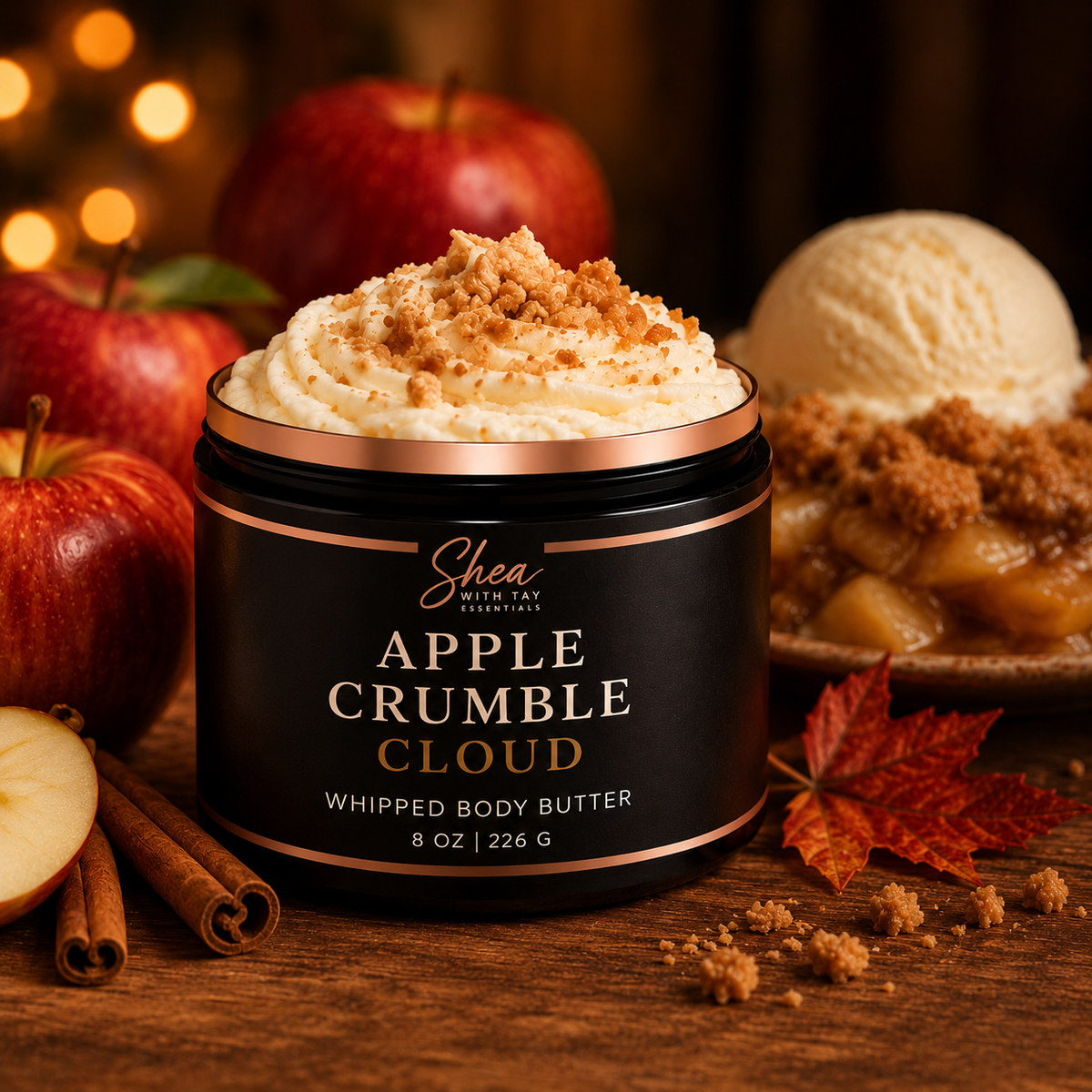 🍂 Fall Comfort Collection — Whipped Body Butters | Shea with Tay Essentials™