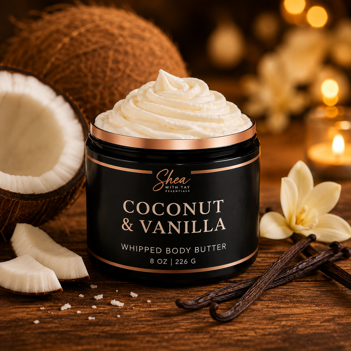 🍂 Fall Comfort Collection — Whipped Body Butters | Shea with Tay Essentials™
