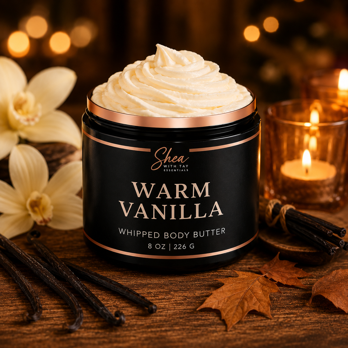 🍂 Fall Comfort Collection — Whipped Body Butters | Shea with Tay Essentials™