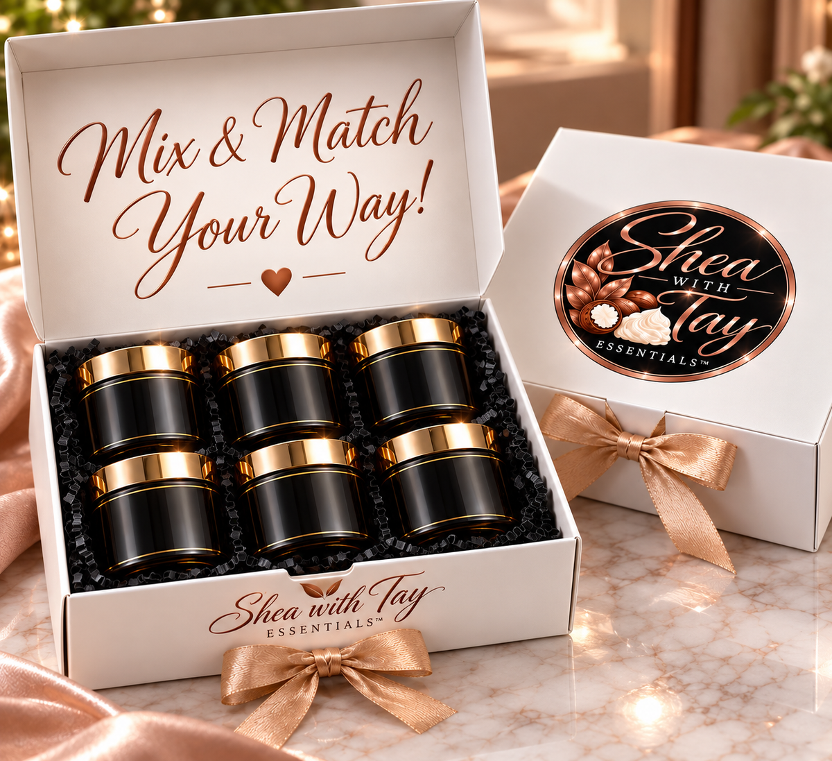 Shea with Tay Essentials™ 1oz Samples Sizes Mix & Match